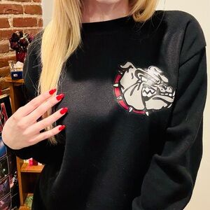 Black Graphic Sweatshirt